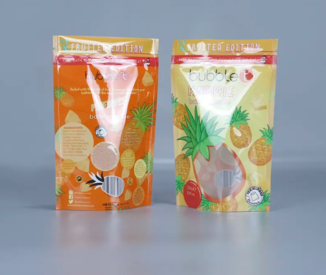 Tasse di imballaggio in plastica a chiusura a chiusura a chiusura a chiusura con vetrina chiara per lo scrub del corpo e per l' imballaggio di sali da bagno