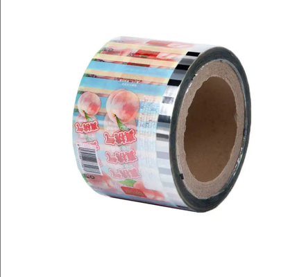 Stampa su misura Filtro di imballaggio a sfera di sacchetto di qualità alimentare Pe Bopp Caramelle Lollipop Cioccolato Alimenti auto-imballaggio Filtro a sfera di imballaggio