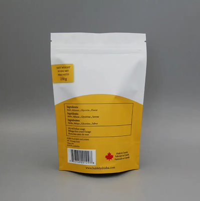 Fogli di alluminio di finitura opaca compostabile Doypack Stand Up Zipper Bag Plastic Snack Food Bag Bolsa Snack