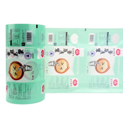 Prodotto all'ingrosso di pellicole laminate per imballaggi alimentari per biscotti, snack, patatine fritte, biscotti