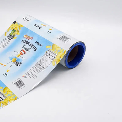 Fogli di alluminio laminato plastico alimentare flessibile confezionamento film roll sacchetto per Taro pomodoro patatine confezionamento
