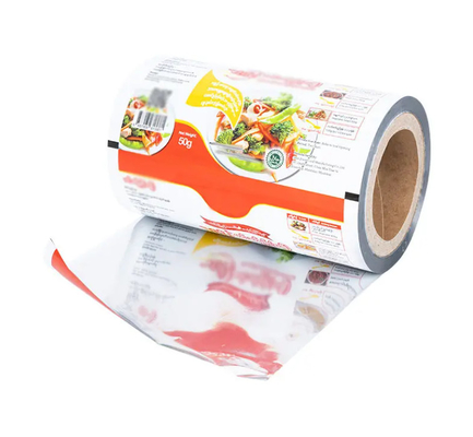 Stampa su misura Film di imballaggio automatico Fogli di alluminio Stampa polvere di pollo condimenti snack patatine di cibo film di imballaggio rotolo
