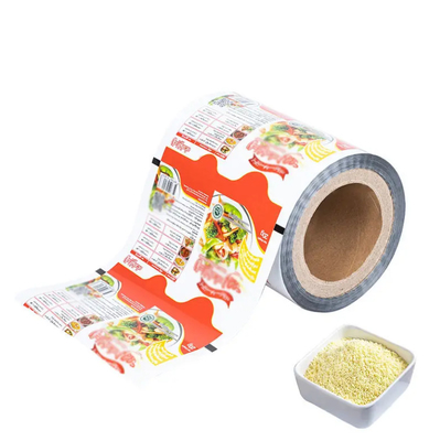 Stampa su misura Film di imballaggio automatico Fogli di alluminio Stampa polvere di pollo condimenti snack patatine di cibo film di imballaggio rotolo