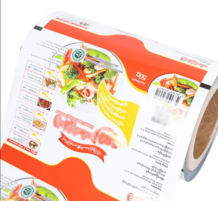 Stampa su misura Film di imballaggio automatico Fogli di alluminio Stampa polvere di pollo condimenti snack patatine di cibo film di imballaggio rotolo