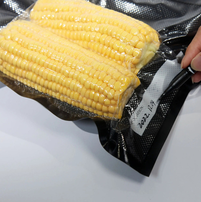 Sacchetto di imballaggio alimentare a vuoto in rilievo sigillabile e sicuro per congelatore