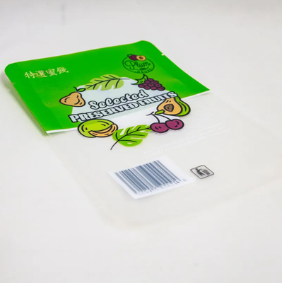 Sacchetto di imballaggio alimentare stampato su misura Piccolo Sacchetto di sigillo a tre lati con finestra