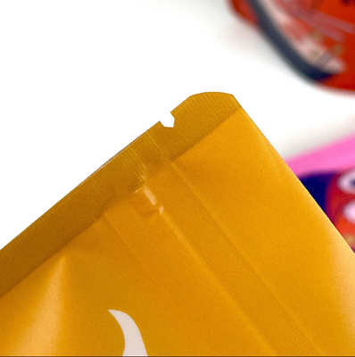 Borsa di plastica sigillata riutilizzabile con cerniera biscotto snack cibo stand-up pouch sacchetto sigillato a prova di umidità