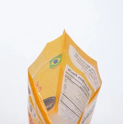 Borse di imballaggio alimentare congelate su misura con cerniera riciclabile