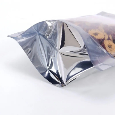 Borse di consegna alimentare con ziplock Yin Yang Stand Up Bag con fronte trasparente