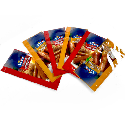 Sacchetti di sigillo personalizzati Alimenti cotti Sacchetti di cibo surgelati Imballaggi di plastica Sacchetti a tripla sigillo