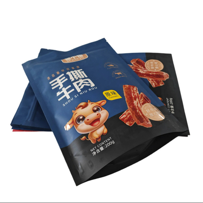 PET/VMPET/PE Matte Vertical Zipper Bag con stampa UV High For Barrier Design Caratteristica di grado alimentare
