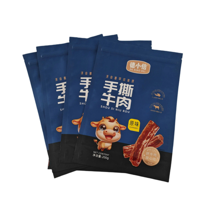 PET/VMPET/PE Matte Vertical Zipper Bag con stampa UV High For Barrier Design Caratteristica di grado alimentare