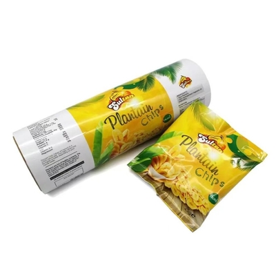 Fabbrica di pellicole alimentari di plastica stampa personalizzata rotolo di plastica sacchetto piccolo film di imballaggio snack / patatine