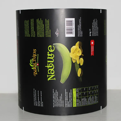 Film di imballaggio flessibile termicamente sigillato personalizzato per snack, patate, tortillas di mais, farine di mais, fette di banana