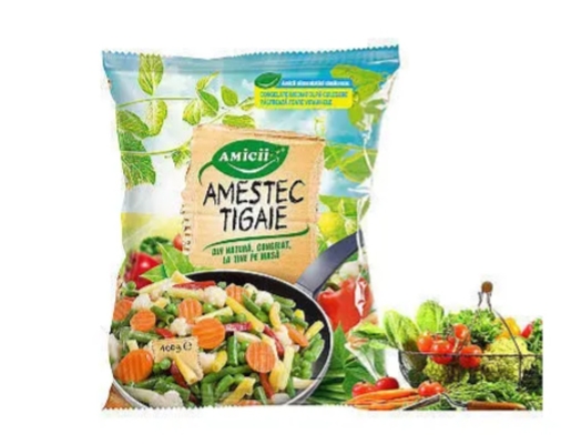 Sacchetti per imballaggio personalizzati per alimenti surgelati, sacchetti sottovuoto termosaldati su tre lati per alimenti surgelati e verdure