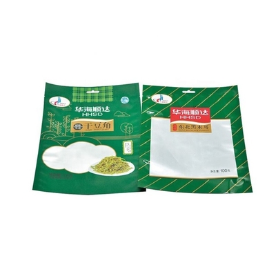 Sacchetto di imballaggio con cerniera sigillata a 3 lati in plastica può essere personalizzato, sigillato termicamente e sigillato nuovamente ed è un sacchetto di imballaggio alimentare piatto