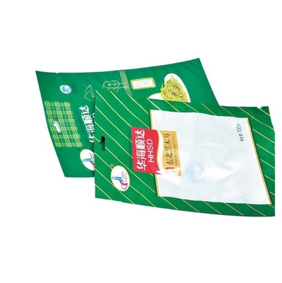 Sacchetto di imballaggio con cerniera sigillata a 3 lati in plastica può essere personalizzato, sigillato termicamente e sigillato nuovamente ed è un sacchetto di imballaggio alimentare piatto