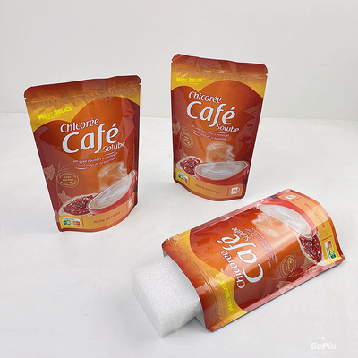 Al dettaglio Borsa a chiusura zip personalizzata Borsa di foglio di alluminio Borsa a piedi Borsa con cerniera Borsa di imballaggio alimentare Borsa a chiusura zip Top Borsa di imballaggio alimentare