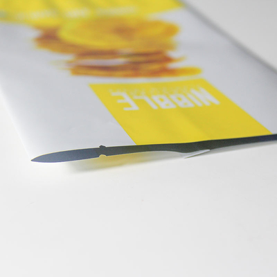 Stampa digitale personalizzata sacchetto in plastica e alluminio con stampa personalizzata per caffè e snack, sacchetto a tre lati sigillati, busta piatta, sacchetto sigillato sul retro