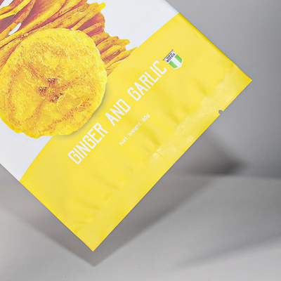 Stampa digitale personalizzata sacchetto in plastica e alluminio con stampa personalizzata per caffè e snack, sacchetto a tre lati sigillati, busta piatta, sacchetto sigillato sul retro