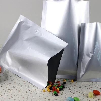 9 * 13 Borsa sigillata a 3 lati personalizzata, Borsa in foglio di alluminio, Borsa di imballaggio a vuoto con nastro strappato