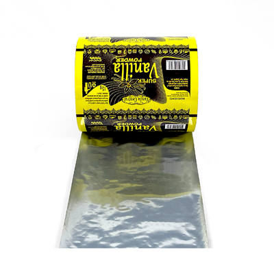 Rotoli di film per imballaggio in bustine prodotti da macchine automatiche, in plastica alimentare PE laminata, per caramelle, biscotti, snack