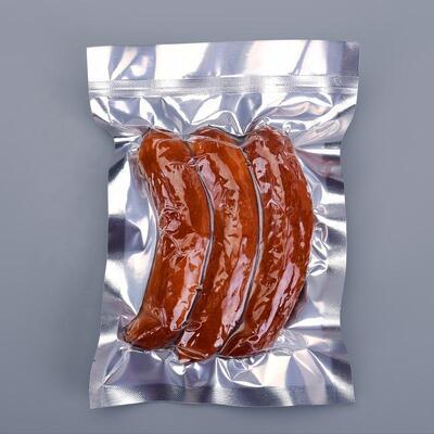 Sacchetti per sottovuoto all'ingrosso a termosaldatura personalizzati per imballaggio di alimenti surgelati, sacchetti in plastica laminata per confezionamento di carne