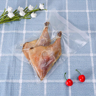 Vendita Diretta di Fabbrica di Sacchetti per Alimenti in Nylon Sigillati su Tre Lati Personalizzati, Sacchetti per Alimenti Sottovuoto ad Alta Trasparenza, Sacchetti in Plastica PE, 100 pezzi