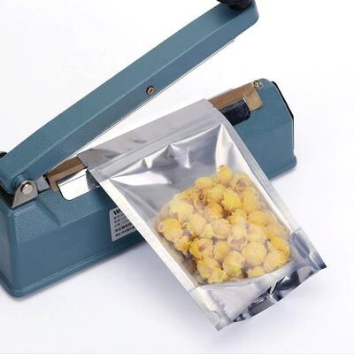 Borse di consegna alimentare con ziplock Yin Yang Stand Up Bag con fronte trasparente