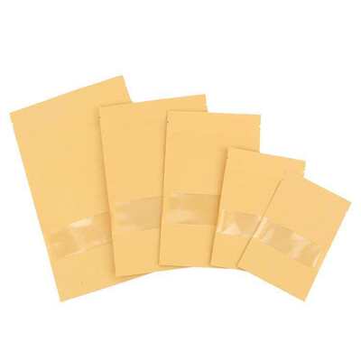 Sacchetti stand-up laminati resistenti con chiusura a zip e beccuccio progettati per confezionare snack, caramelle, caffè, tè, alimenti secchi e prodotti in polvere