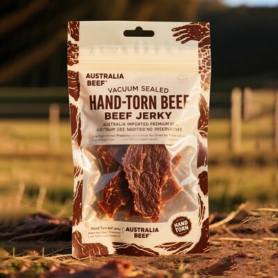 Busta a tre lati personalizzabile con zip richiudibile e tacca di strappo per confezionare snack, caramelle, polvere, caffè, tè e prodotti alimentari secchi