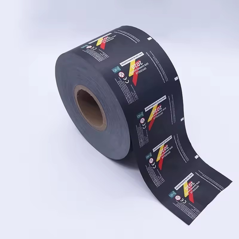 Fogli di plastica stampati su misura, laminati, sigillabili termicamente, a rotoli flessibili, per alimenti