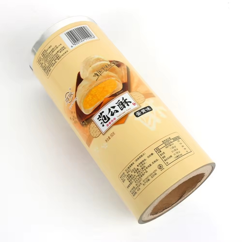 New Food Fast Continuous Roll Aluminum Flexible BOPP CPP Film Plastic Roll Coffee Stick Latte Tè in polvere Sacchetto di film a rotoli
