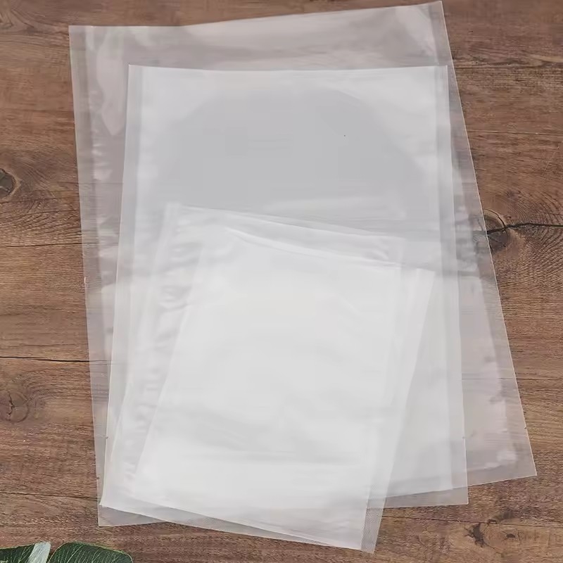 15cm*20cm*70mic Plastic Nylon Vacuum Bag Food Storage Vacuum Sealer Bag Per la carne bovina