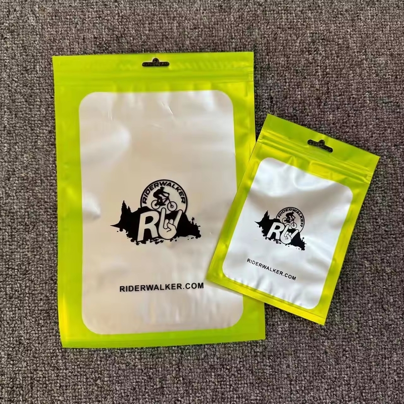 100 pezzi sacchetti chiudibili a prova di odore Mylar con chiusura chiusura chiusura vetrina gioielli sacchetto di plastica trasparente