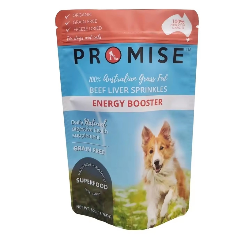 Logo personalizzato sacchetti di cibo per cani chiudibili sacchetti di cerniera con finestrino snack per animali da compagnia sacchetto in piedi