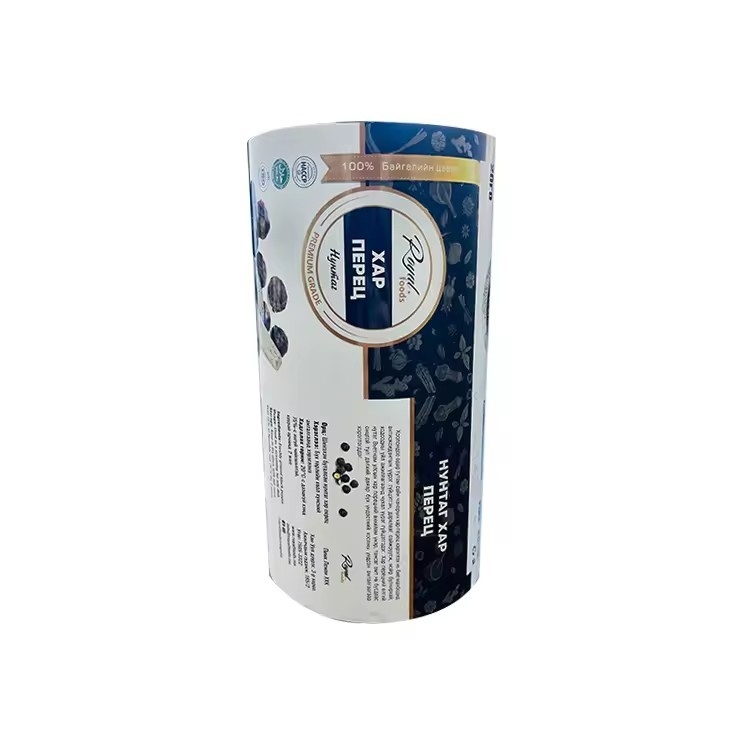 Acciaio di alluminio e plastica imballaggio flessibile per alimenti film roll sachet per taro pomodoro patatine confezionate