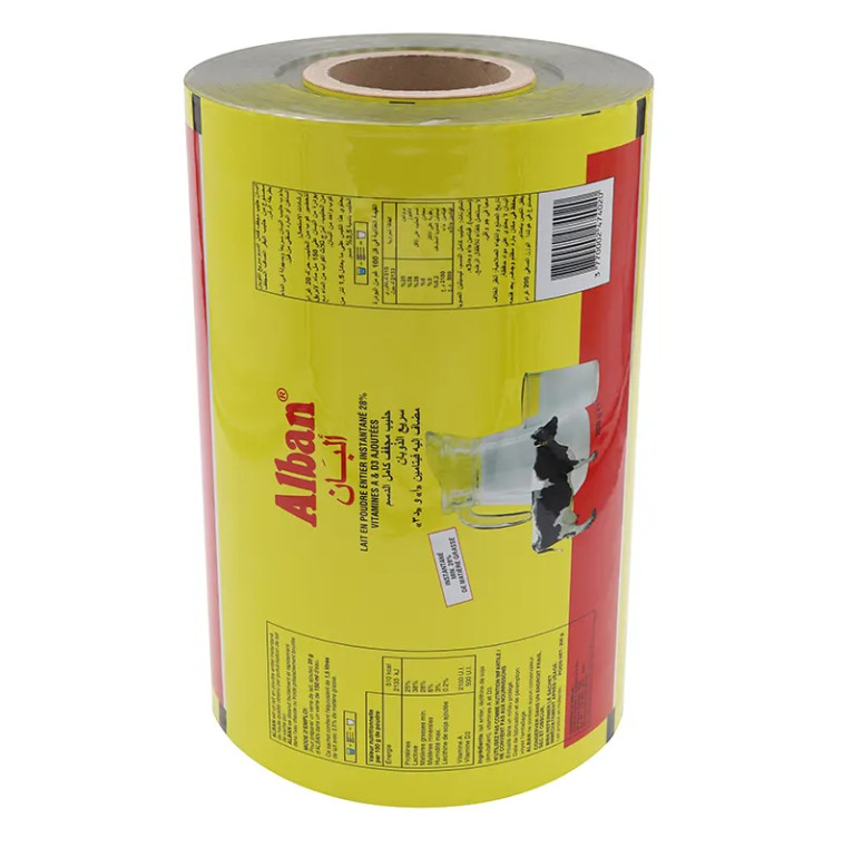 Flessibile laminato di alluminio con spezie film di plastica rotolo di alimenti film di imballaggio di plastica rotolo materiale per polvere di latte