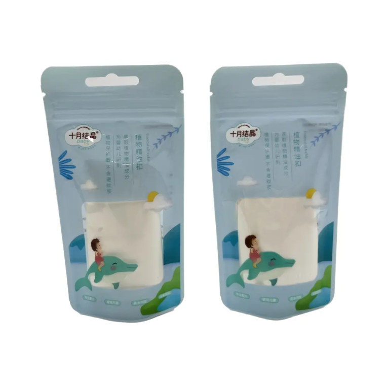 Sacchetto sigillato ingrossato di dimensioni personalizzate olio essenziale vegetale guinzaglio sacchetto cerniera strappo facile strappo sacchetto isolato