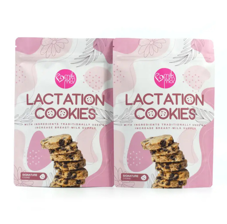 Chiusura a prova di odore stampata su misura 3,5 g 500 grammi Prodotti commestibili Biscotti gommosi Imballaggio Stand Up Pouch Cookie Mylar Bags