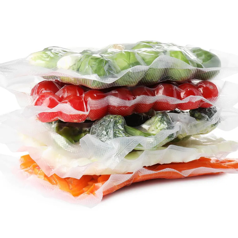 30x30cm customizzato risparmio di stoccaggio sacchetto di imballaggio di alimenti congelati plastica trasparente di nylon sacchetti di sigillo a vuoto per alimenti carne pesce e noci