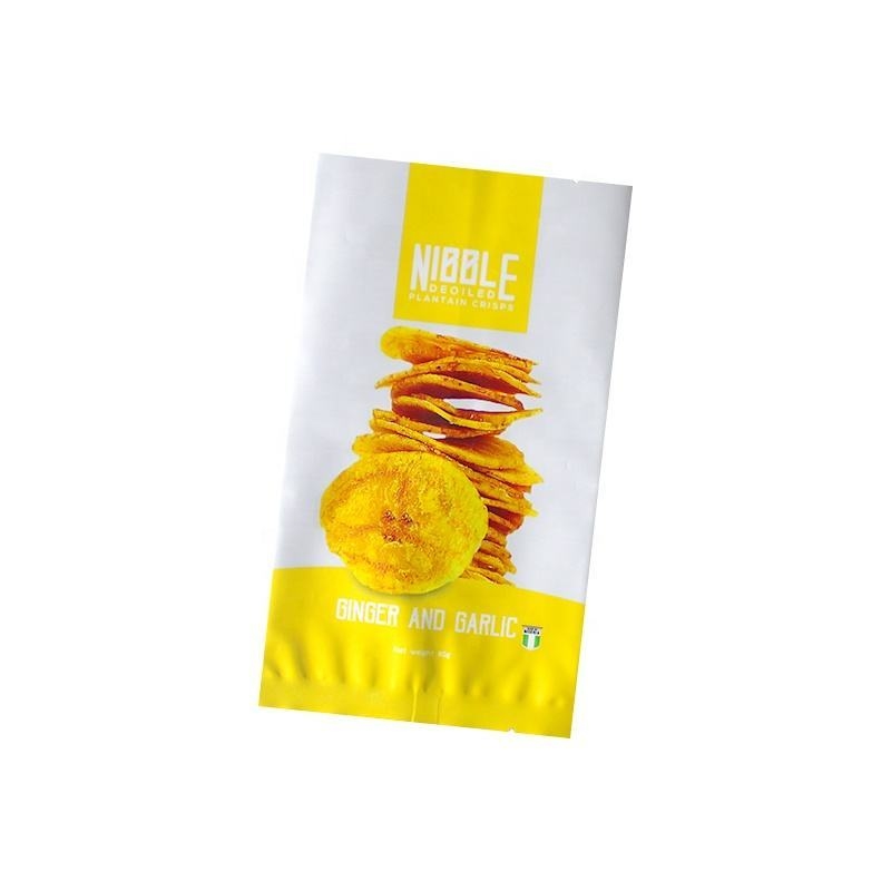 Stampa digitale personalizzata sacchetto in plastica e alluminio con stampa personalizzata per caffè e snack, sacchetto a tre lati sigillati, busta piatta, sacchetto sigillato sul retro