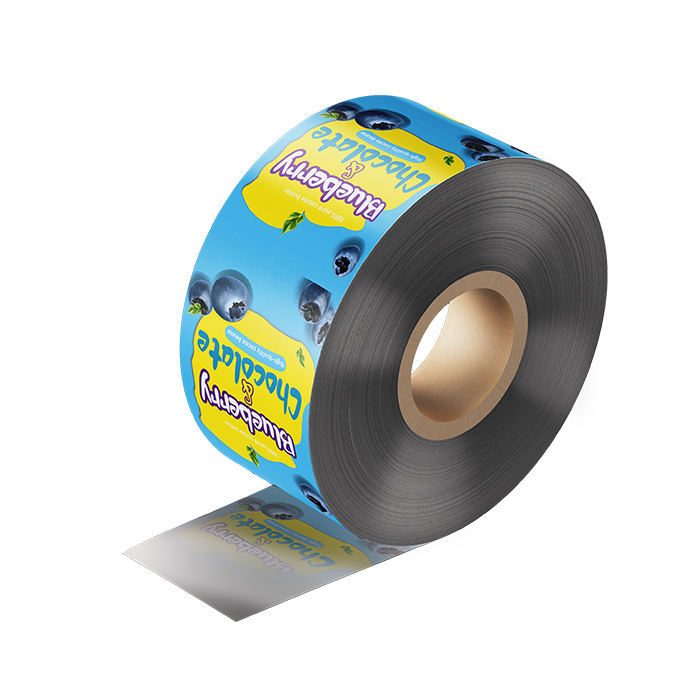 Film in rotolo per bustine in plastica termosaldabili, biodegradabili, laminate con lamina personalizzata, per stampa, per polveri, succhi e stick