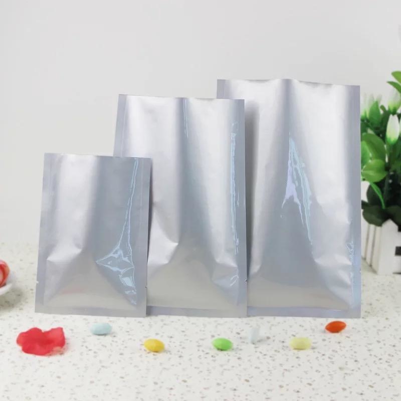 9 * 13 Borsa sigillata a 3 lati personalizzata, Borsa in foglio di alluminio, Borsa di imballaggio a vuoto con nastro strappato