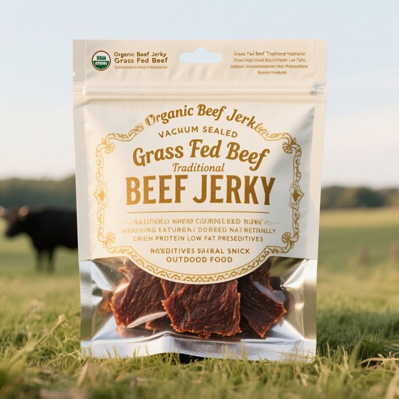 Busta a tre lati personalizzabile con zip richiudibile e tacca di strappo per confezionare snack, caramelle, polvere, caffè, tè e prodotti alimentari secchi